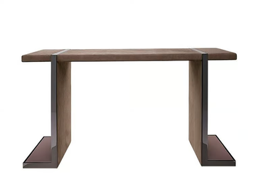 VERTIGO - Rectangular leather console table by Siwa Soft Style - view 2